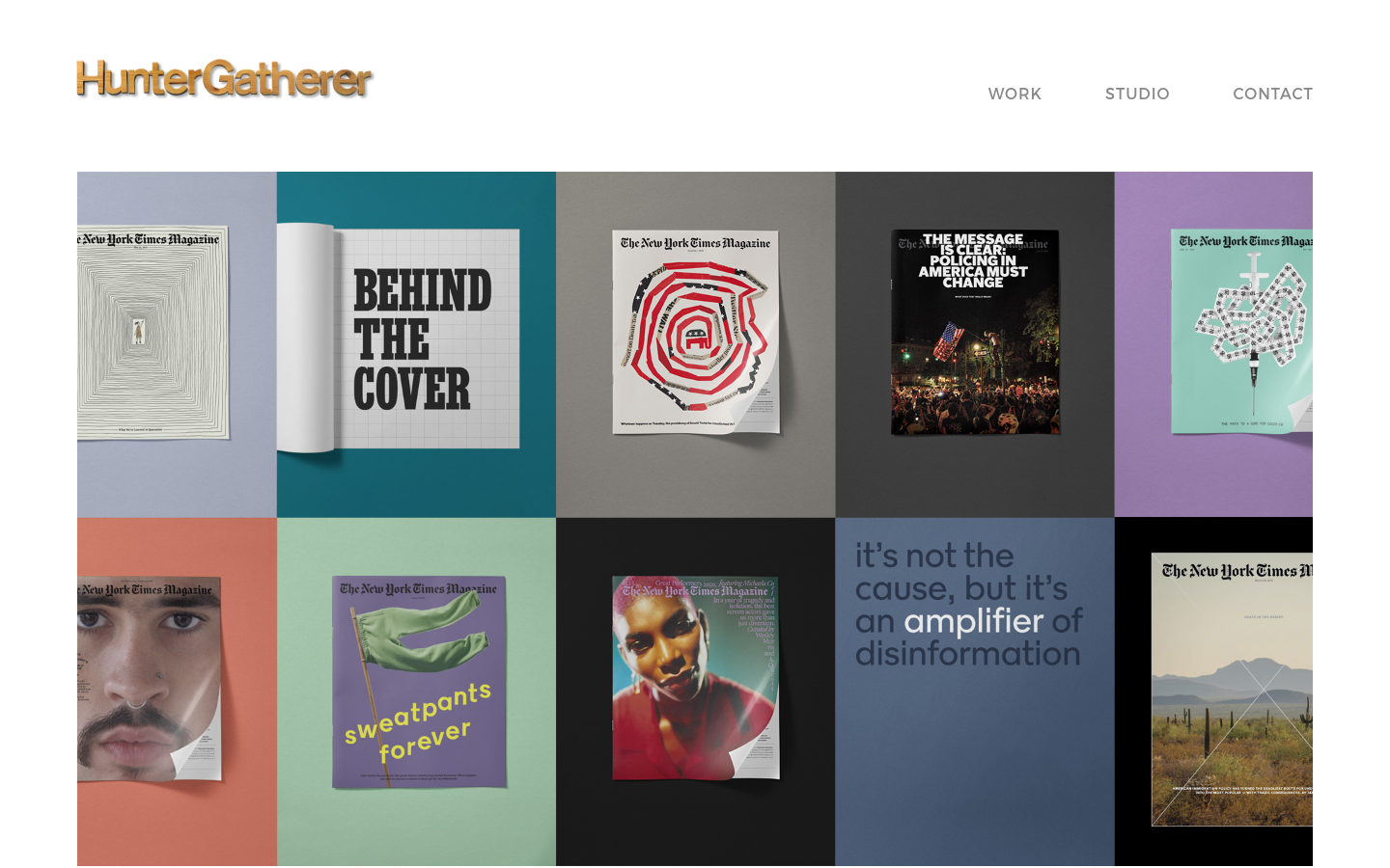 HunterGatherer website screenshot