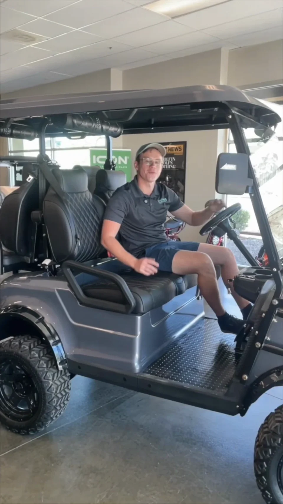 Icon Golf Cars: TikTok produced by Mercury 7
