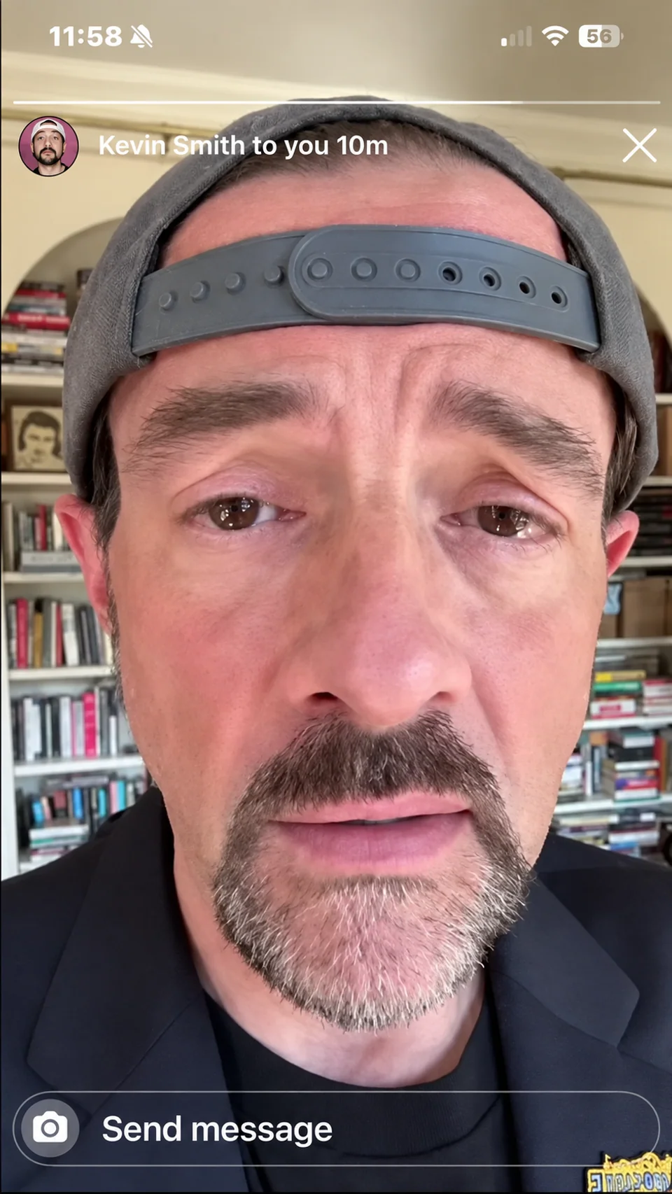 Kevin Smith’s cameo in the Violet Vendetta end credits