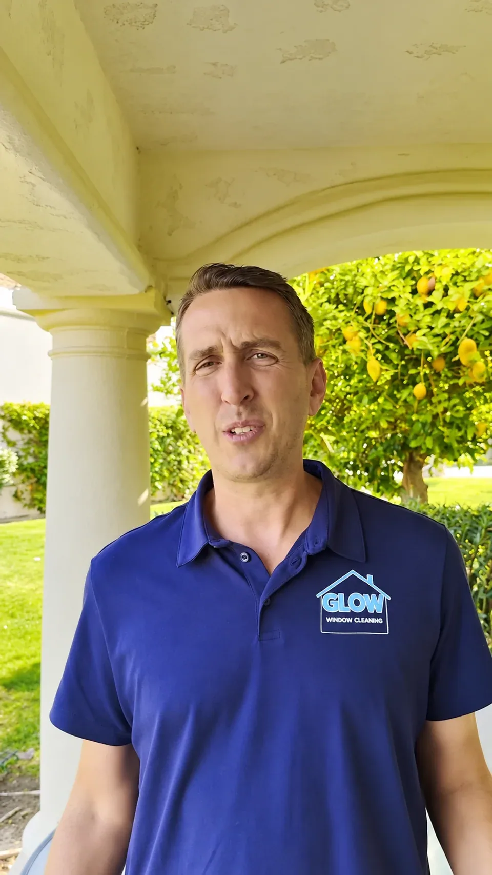 Chris introducing Glow Window Cleaning