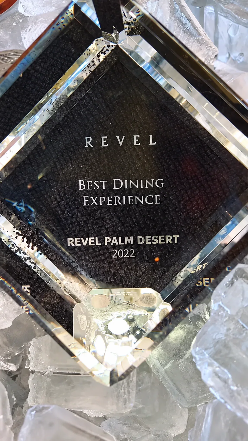 Revel Palm Desert Best Dining Experience award, 2022